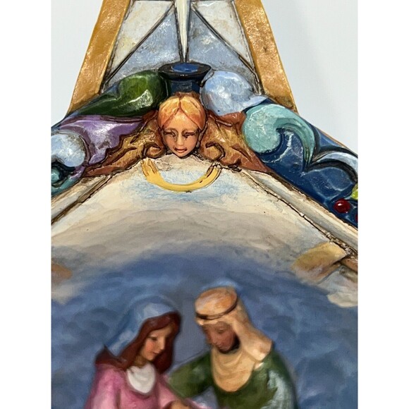 Jim Shore Lighted‎ Nativity 2009 Winter's Miracle Silent Star Winter #4015888 - Picture 6 of 15